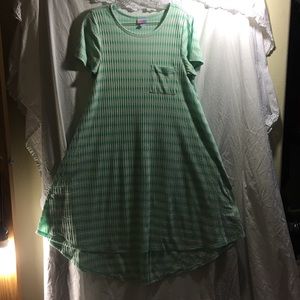 218.  LuLaRoe dress size medium (fits up to XL)